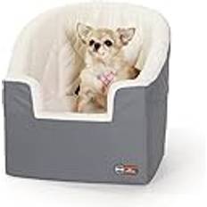 K&H Pet Products Bucket Booster Seat Knockdown Dog Booster Seat Gray Cream Small