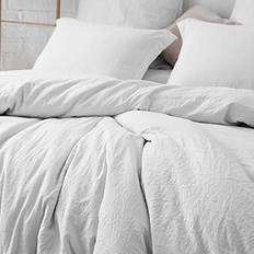 Byourbed Set Loft Queen Farmhouse Duvet Cover White