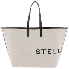 Suede - Women Totes & Shopping Bags Stella McCartney Logo canvas tote bag