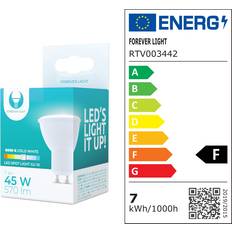 Forever LED-Lampa GU10 7W 230V 6000K