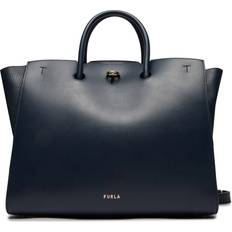 Pelz Tragetaschen Furla Genesi L Shopper navy