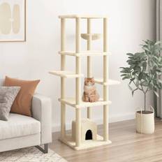 vidaXL Cat Tree with Scratching Posts Pet Cat Scratch