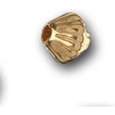 Gold DIY Trimits Fluted Bicone Findings Gold per pack of 6