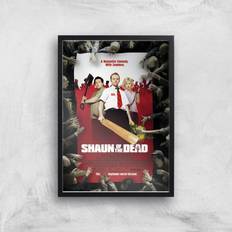 Universal Studios Shaun Of The Dead Giclee Print A3 Framed Art