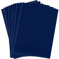 D-C-Fix A4 Self-adhesive Vinyl Sheets Craft Pack Felt Velour Blue 10 Sheets Blue