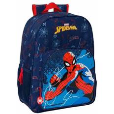 Spider-Man School Bag Spider-Man Neon Navy Blue 33 x 42 x 14 cm