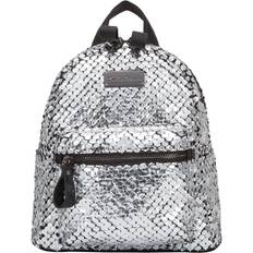 Claudia Canova Anii Xs Fish Scale Backpack Silver One Size