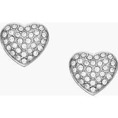 Fossil Earrings Fossil Sadie Glitz Heart Stainless Steel Stud Earrings JF04676040 JF04676040