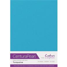 Crafters Companion Centura Pearl Single Colour A4 10 Sheet Pack Turquoise