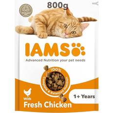 IAMS Cats Pets IAMS Complete Dry Cat Food for 1+ with Chicken 800