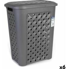Tontarelli Arianna Graphite Laundry Basket 30L Set of 6