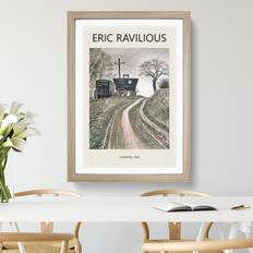 Maps Framed Art East Urban Home on Hill Eric Ravilious Picture Framed Art