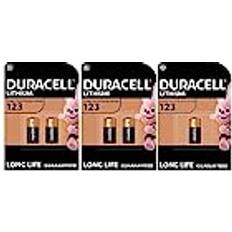 Duracell 5X 123 litiumbatterier 2 blister med 2 batterier 1 blister med 1 batteri 5 batterier CR123/CR123A CR17345