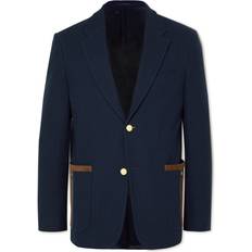 Gucci Jacketts Gucci Blazer aus Baumwolle Blau