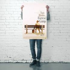 Beige Posters Forrest gump 61 wanddeko deko plakat Poster