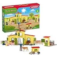 Schleich 72224 Farm mit Hühnerstall und Pferdebox, ab 3 Jahren, FARM WORLD Spielset, 123 Teile, exklusiv bei Amazon