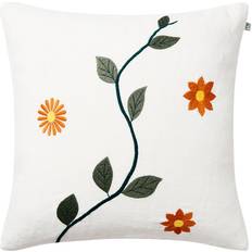 Fløjl Pudebetræk Chhatwal & Jonsson Bloom 50x50 cm White Pudebetræk Hvid (50x50cm)