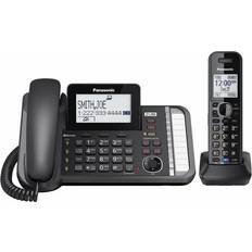 Landline Phones Panasonic Panasonic KX-TG9581B 1 Handset Corded 2 Line Phone