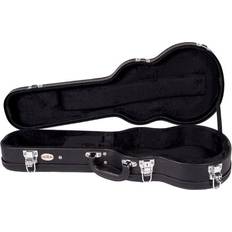 Kala Archtop Baritone Ukulele Hard Case, Black