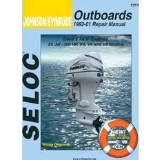 Repair Manual Johnson/Evinrude Outboards, 1992-2001, V4, V6, V8, 65-300HP by Seloc Marine Engine Systems at West Marine