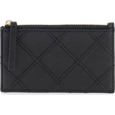 Leer Portemonnees en sleutelhouders uitverkoop Tory Burch Fleming Wallet and Card Holders - Nero/Donna