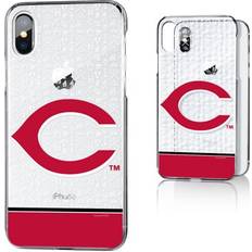 Apple iPhone XR Mobile Phone Cases Keyscaper Cincinnati Reds iPhone X/Xs Stripe Clear Case