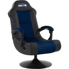 Gaming Chairs Imperial NFL Ultra Ergonomic Faux Leather Computer Gaming Chair, Seattle Seahawks