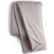 Habitat Faux Fur Plain Blankets Pink