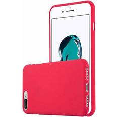 Cadorabo TPU Frosted Cover iPhone 8 iPhone 7S iPhone 7 Smartphone Hülle, Rot