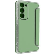 Avizar Funda para Samsung S23 Plus Trarjetero Bordes Reforzados Verde Pálido verde