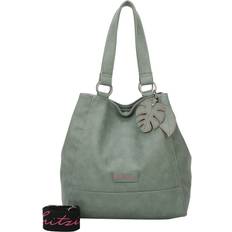 Women - Zipper Fabric Tote Bags Fritzi aus Preußen Damen Eco Joy01 Leaf Shopper