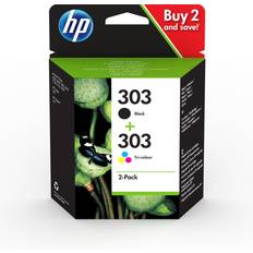 HP Blækpatron 303 - Pigmenteret Sort/Cyan/Magenta/Gul