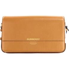 Burberry Clutches Burberry Grace Small Nutmeg Smooth Leather Flap Crossbody Clutch Handbag Purse