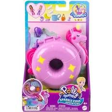 Polly Pocket Sparkle Cove Adventure Unicorn Floatie Compact Playset