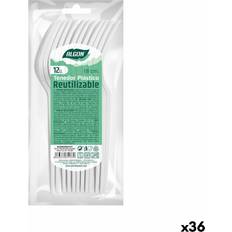 Genanvendelig Hvid 36 Enheder 18 cm