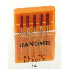 Mechanical Sewing Machines Janome Red Tip Needles Size 14