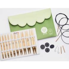 Knitpro Bamboo Deluxe Udskifteligt Rundpindesæt