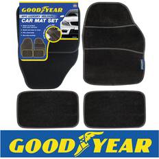 Goodyear 4pc Luxury Velour Car Mat Carpet