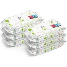Amazon Brand Fresh Lightly Fragranced Baby Wipes – Pack of 6 Total 336 wipes