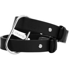 ICON cuff Armbånd og cuffs lær Sort og sølv