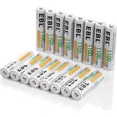 EBL AAA 1100mAh Ni-MH 1200 Cycle Rechargeable Batteries