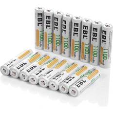 EBL EBL AAA 1100mAh Ni-MH 1200 Cycle Rechargeable Batteries