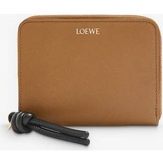 Loewe Oak/black Knot Logo-print Leather Wallet 1