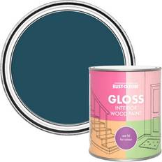 Paint Rust-Oleum Commodore Gloss Interior 750Ml Wood Paint Blue 0.75L