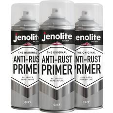Grey, 3 Aerosol JENOLITE Anti-Rust Primer Paint