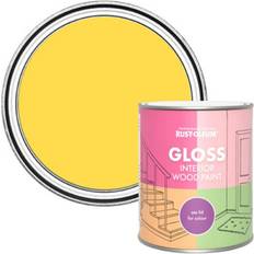 Paint Rust-Oleum Lemon Sorbet Gloss Wood Paint 0.75L