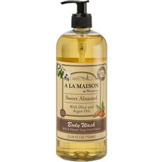 A la Maison de Provence A La Maison Sweet Almond Hydrating Body Wash Triple French Milled Natural Shower Gel Body Wash