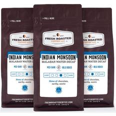 Natural Whole Bean Coffee Fresh Roasted Coffee Indian Monsoon Malabar 12oz 3