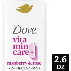 Toiletries Dove Beauty VitaminCare+ Aluminum Free Raspberry & Rose Deodorant Stick for 2.6oz