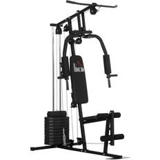 Multigym Strength Training Machines Homcom Multifunction Gym Machine with 45kg Weights